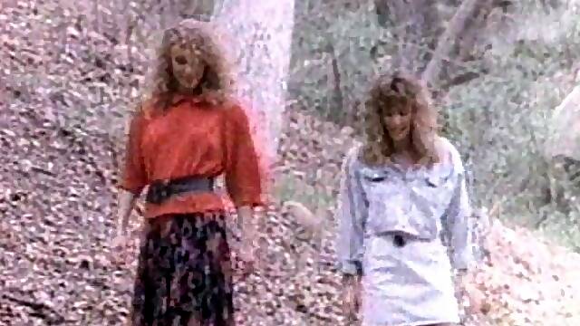 Randy women get involved into a lesbian shag during a nice walk