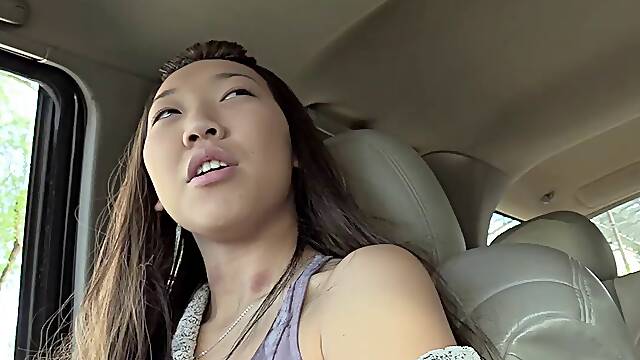 Asian lady Miah is great at bouncing on her lover's cock