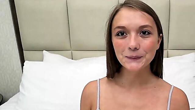 18 yr cutie sucks cock and tosses salad