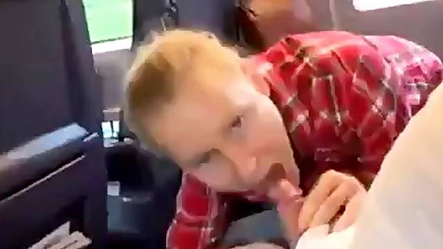 Nice blowjob on the bus. Very funny trip