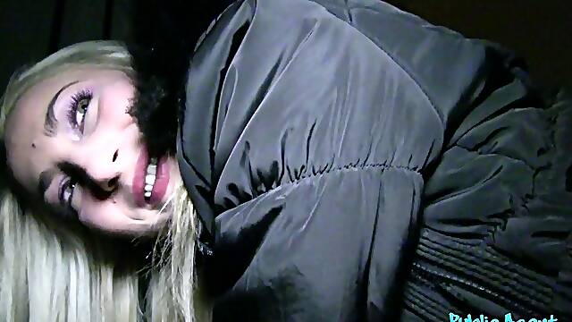 Bubbly Blonde Likes To Have Public Sex For Quick Money part 1