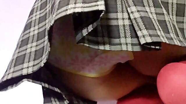 Upskirt her sent her to clean and I TAKE ADVANTAGE of RECORDING BELOW but Oh! SURPRISE UNDERNEATH HER PETTICOAT, ever since I saw her IN A PETTICOAT and MARVELOUS LEGS I wanted to RECORD BENEATH HER PETTICOAT until I lastly DID IT