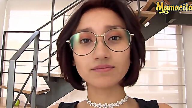 CarneDelMercado - Luna Castillo Nerdy Latin chick Colombiana With A Ideal Butt Gets Picked Up And Screwed