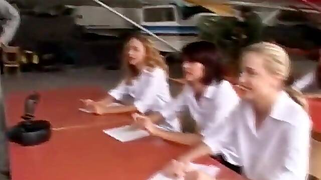 Recent hawt cadets are banged and subject to a hard sex lesson