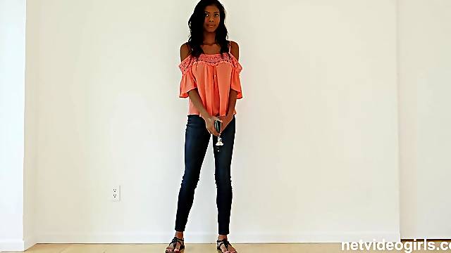 Shy Black Teen Comes Out of Her Shell - Snapchat: kate240x