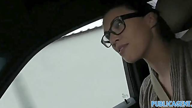 PublicAgent - French hitchiker fucks outdoors