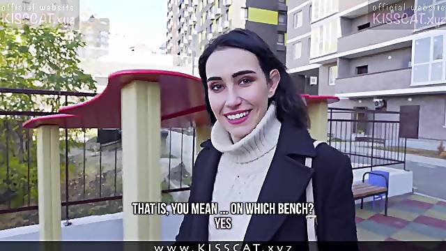 Russian Student Screws in Butt near University previous to Lessons ???? PUBLIC ANAL ????
