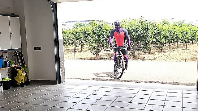 Zentai costume with penis sheath