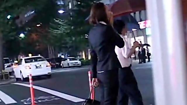 Drunk Business Woman Takes It In Elevator
