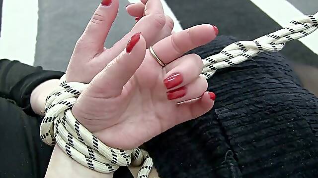 Sasha roped dame