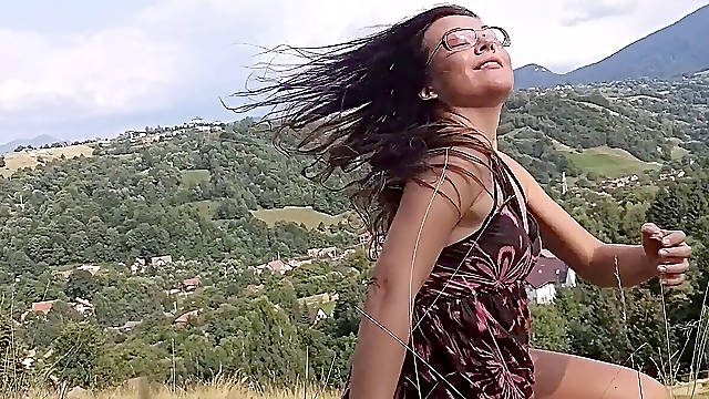 Alpine pee # unbelievable PISS with Amazing glance