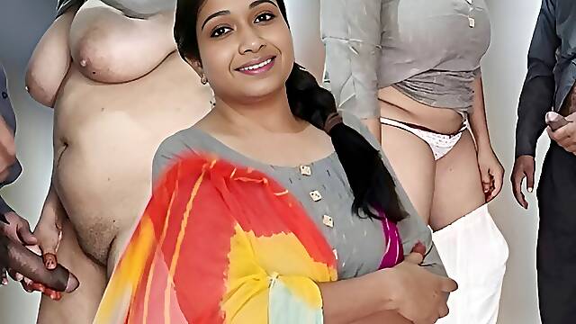 Sizzling Indian Bhabhi Salwar fuckfest with nubile Boy desi doggy style (Hindi Audio)