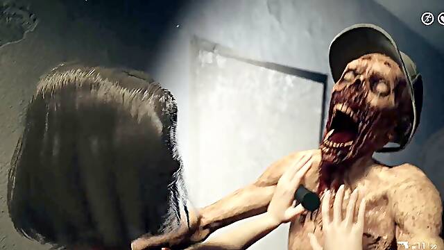 Bare girl Vs Zombies Antidote Porn Game Play [Part 01] Zombie fuckfest Game Play
