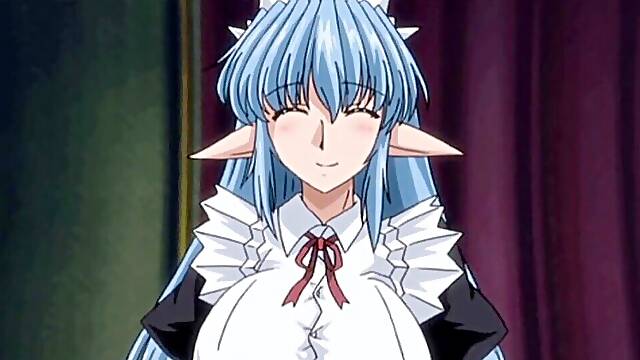 Shemale anime porn Elf with bigboobs penetrated a buxom anime