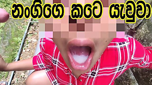 Desi Teen Girl Sucking Uncle's Big Dick &amp; Swallowing Cum