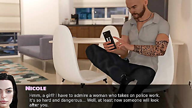 Exciting games: slutty wife lets the delivery guy jerk on her and after that she flash her pussy true the window ep 27,28