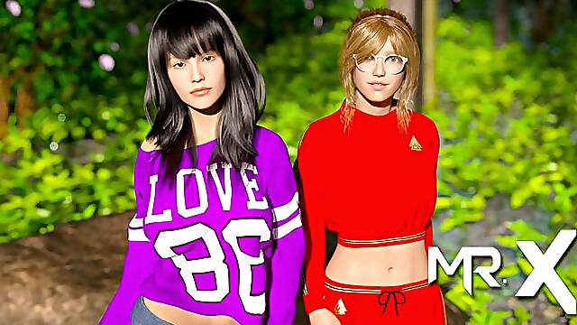 DusklightManor - Girlfriends hug each other tenderly E1 #86