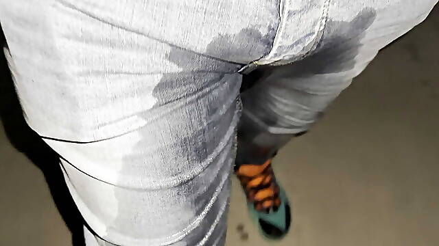 Again wet pants