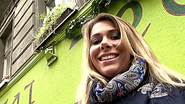 Innocent curvy babe get nailed in gangbang