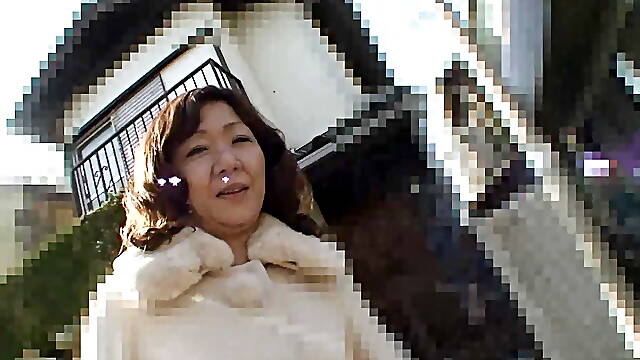 Elder Eriko get a younger cock