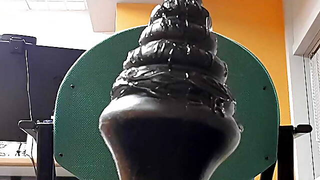 First time with the new anal destroyer toy 92mm on the last ring. Incredible.  Session 107. 20231227 