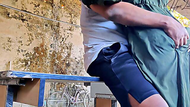 Cheating Wife Fucked In Abandoned Building.