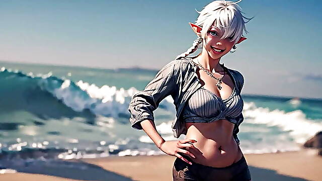 AI generated Alisaie Final fantasy XIV