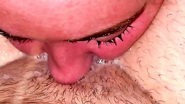 Extreme sloppy deepthroat with blonde beauty girlfriend PT 2