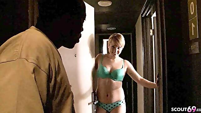 Curvy Short Hair Mature Wife tricked Black Guy next Door to Interracial Cheating Sex