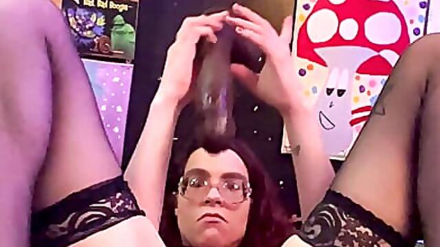 Extreme Dildo Cock Inserting Anal