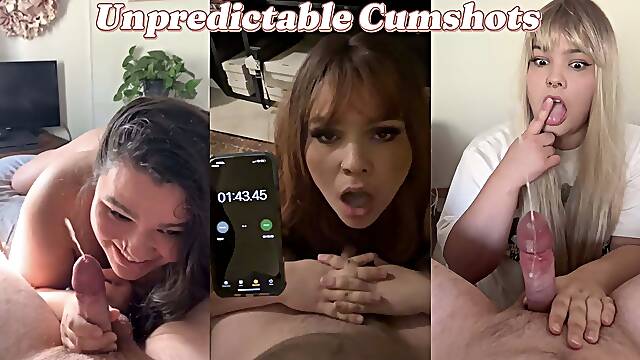 Unpredictable Cumshots Compilation