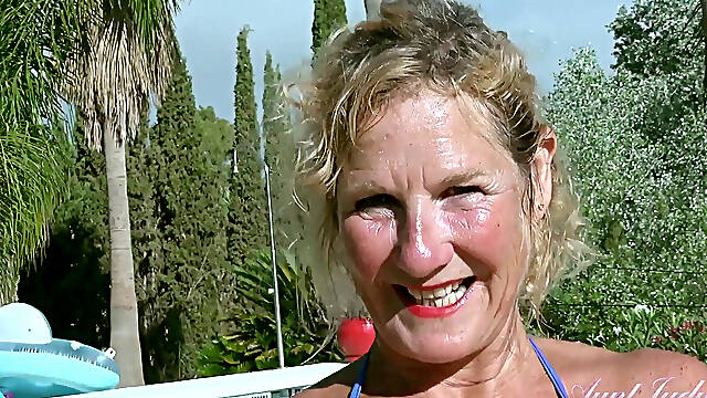 AuntJudys - Your New Pool Lady Mrs. Molly Sucks Your Cock (POV)