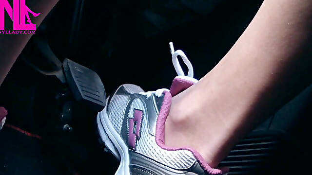 Fast Driving in Lotto Sneakers