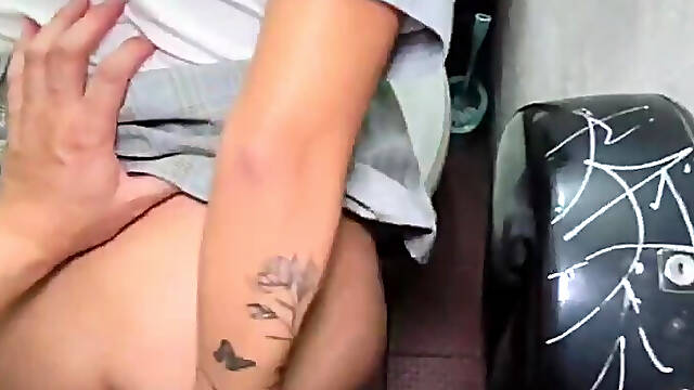 Fucked in a public bathroom