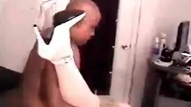 Cuckolds BBW wife fucking ghetto thug Husband gets off on it