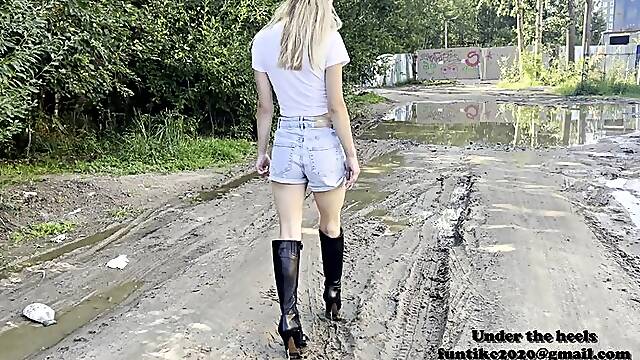 Dirty boots