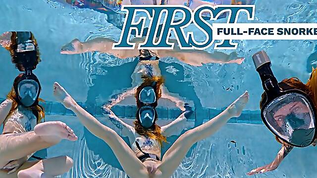 First Full-Face Snorkel - Jasper Reed - Masurbation