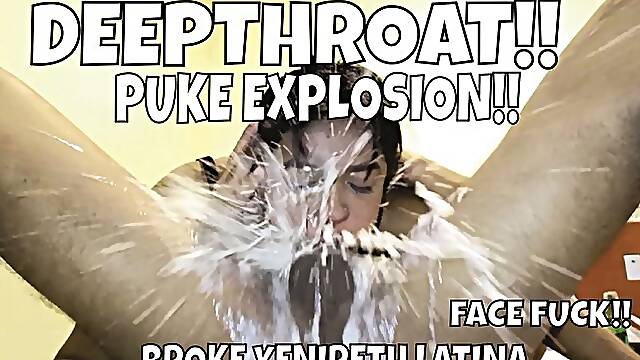 YENIRETH RETURNS BROKE BEGGING FOR DEEPTHROAT UNTIL PUKE EXPLODES