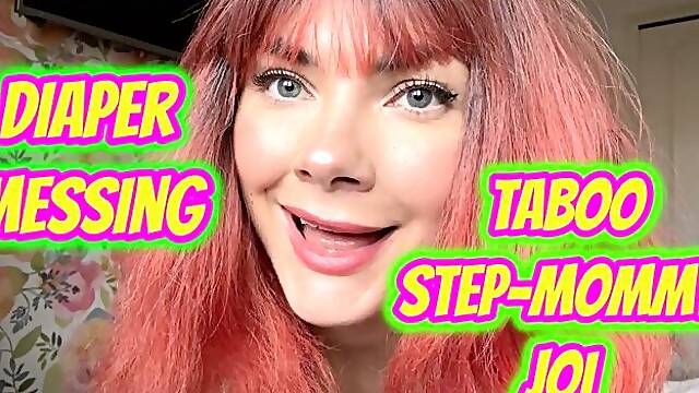 Diaper Messing and Taboo Step-Mommy JOI