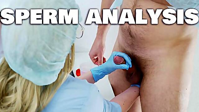 Naughty Doctor Helps Patient “Donate”: Gloved Handjob + Prostate Milking = Full Sample