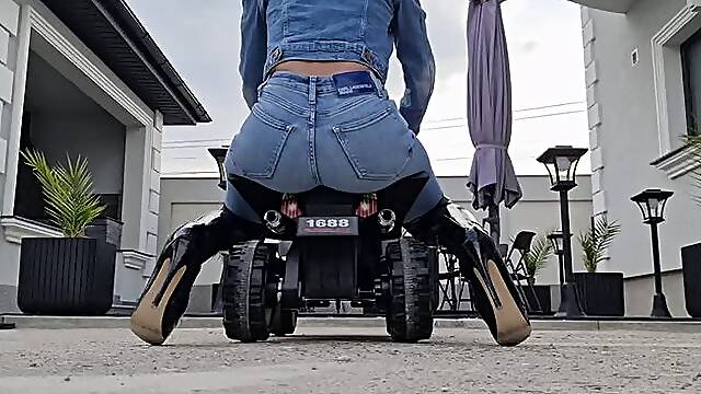 Jeans Booty ATV Tease – Bouncing, Riding & Naughty Farts