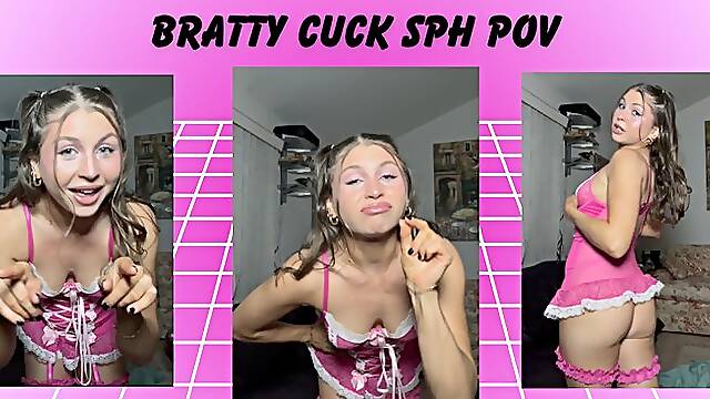 Tied Up Cuck Humiliation - Bratty SPH POV