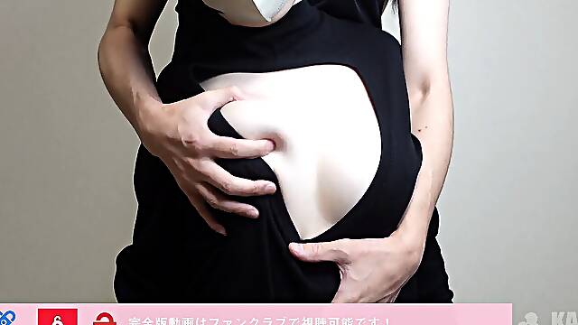 [Amateur collaboration supah high quality] virgin ○ knit baring globes fir fir video My amateur girlfriend has some serious marshmallows! Japanese
