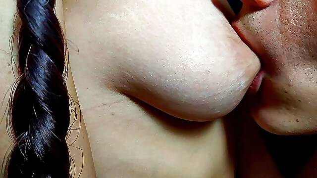 Juicy nipple sucking