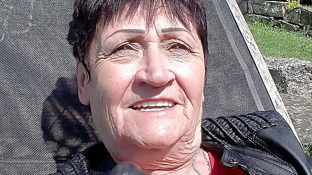 Granny loves his young and hard dick