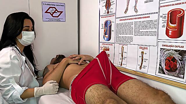 Nurse Gets Excited by Patient's Erection