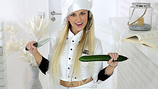 Cooking Veggies with Pussy Juice