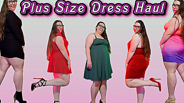 Thick BBW Tries on Dresses & Heels Curvy Plus Size Try-on Haul