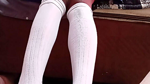 Black 18 Year Old College Girl Shoe Job for Better Grades by Teacher