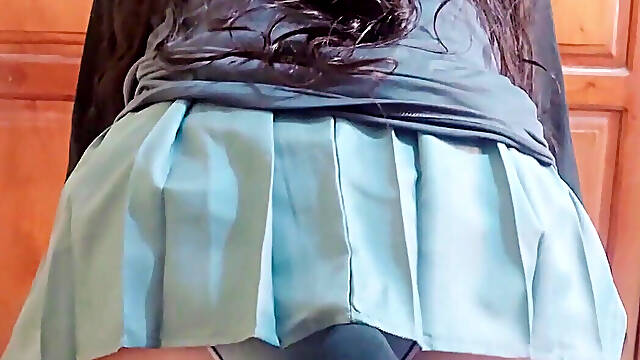 A Very Short Skirt and My Panties Will Make My Stepbrother Very Happy